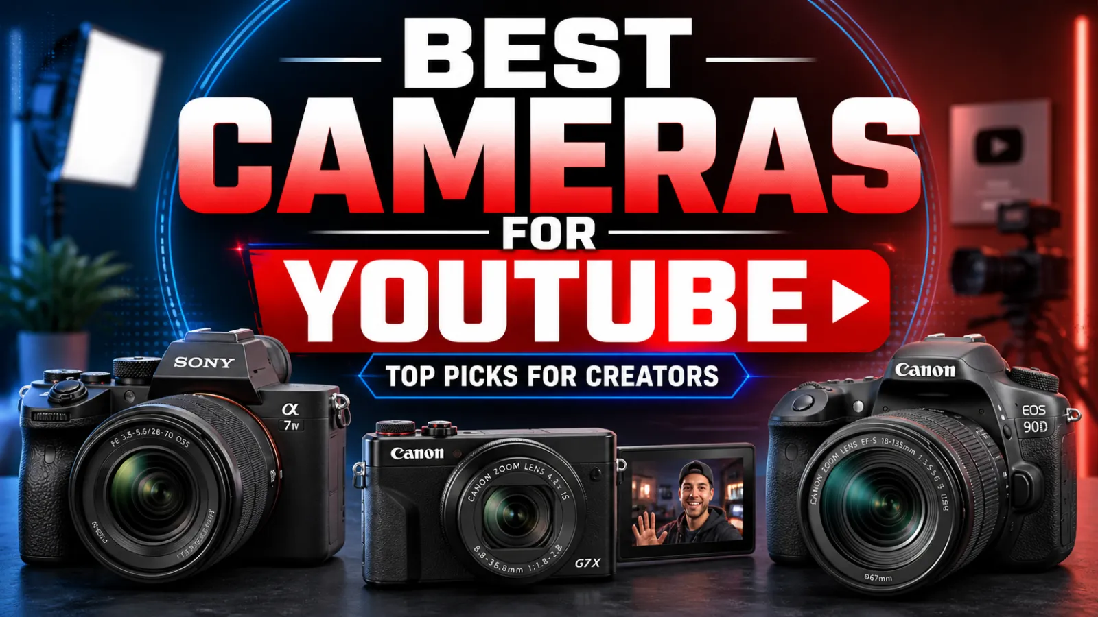 Best Cameras for YouTube in 2026 – Cheap to Expensive (Actually Good Ones)