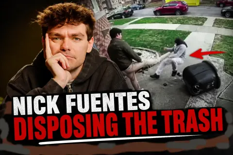 PURE GOLD - Nick Fuentes Teaches A Lefty A Lesson For Doxxing